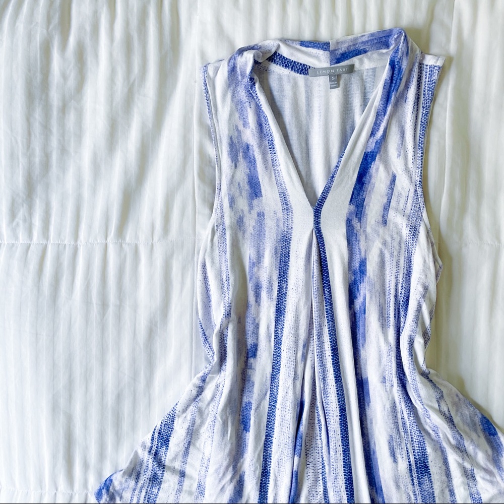 *4 for $20* Lemon Tart Stripe Aryn Sleeveless Tank